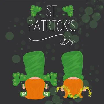 Saint patricks day card Stock Illustration