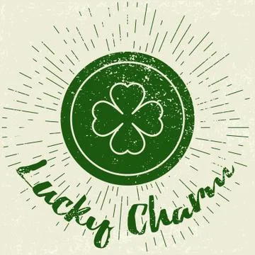 Saint Patricks Day design elements Stock Illustration