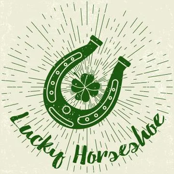 Saint Patricks Day design elements Stock Illustration