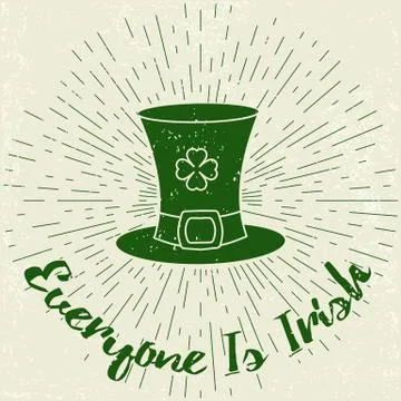 Saint Patricks Day design elements Stock Illustration