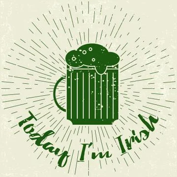 Saint Patricks Day design elements Stock Illustration