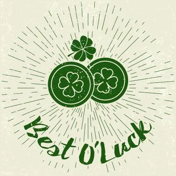 Saint Patricks Day design elements Stock Illustration