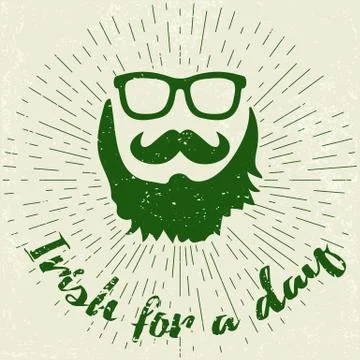 Saint Patricks Day design elements Stock Illustration