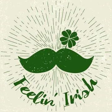 Saint Patricks Day design elements Stock Illustration