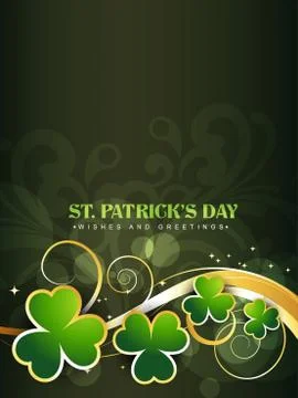 Saint patrick's day design Stock Illustration