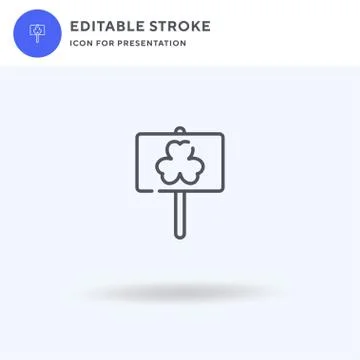 Saint Patricks Day icon vector, filled flat sign, solid pictogram isolated on Stock Illustration