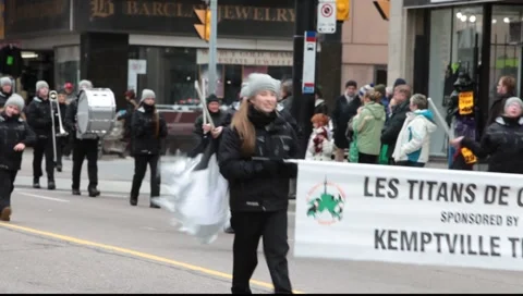 Saint Patrick's day Parade  Stock Footage 1239976