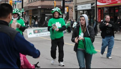  Saint Patrick's day Parade  Video stock 1240033