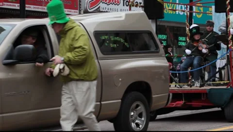 Saint Patrick's day Parade  Video stock 1240065