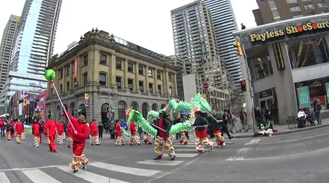 Saint Patrick's Day Parade Stock Footage 61225586