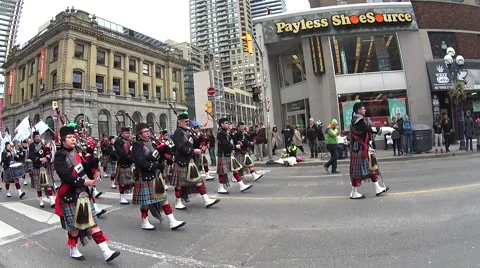 Saint Patrick's Day Parade Stock Footage 61225717