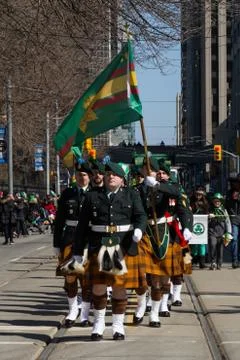 Saint Patricks Day Parade in Toronto 2017 Stock Photos