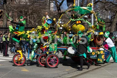 Saint Patricks Day Parade in Toronto 2017 Stock Photos