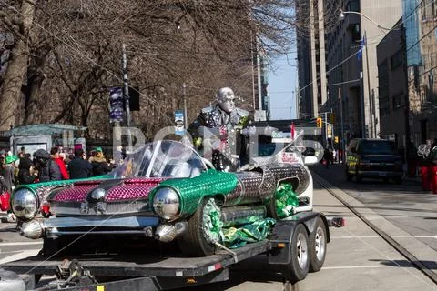 Saint Patricks Day Parade in Toronto 2017 Stock Photos
