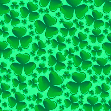 Saint Patricks day pattern Illustrazione stock