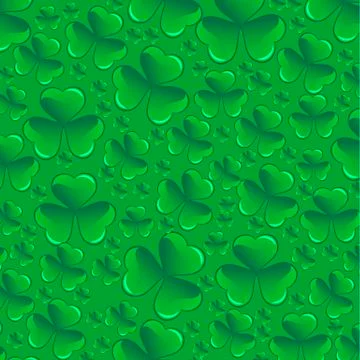 Saint Patricks day pattern Stock Illustration