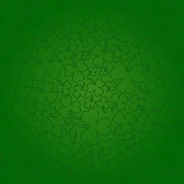 Saint Patrick's day seamless background Stock Illustration
