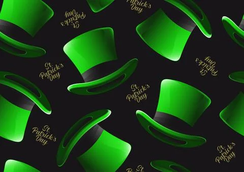 Saint Patrick's Day seamless pattern Stock Illustration