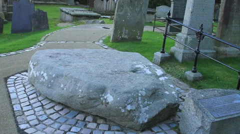 Saint Patrick's grave Video stock 44935157