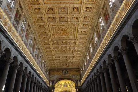 Saint paul ceiling Stock Photos