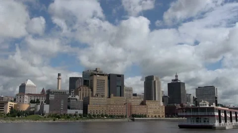Saint Paul Minnesota Time Lapse Stock Footage