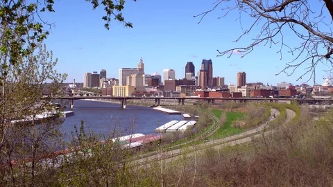 Saint Paul River Front Stockbeeldmateriaal 74771714