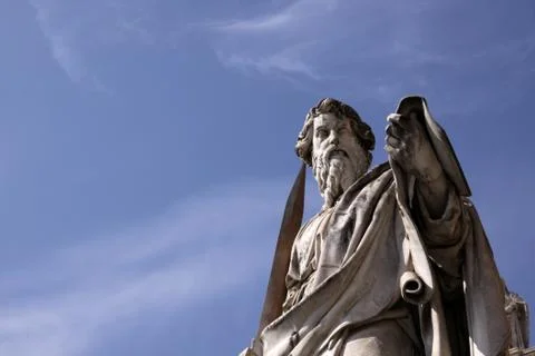 Saint Paul Statue Stock Photos