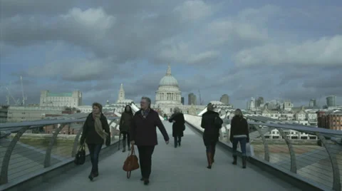 Saint Pauls Millennium 1 스톡 동영상 35498829