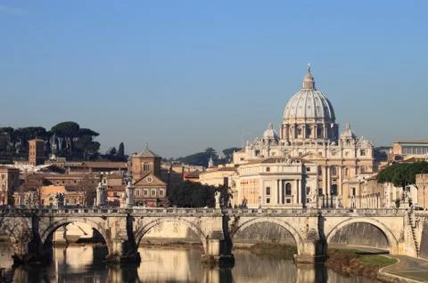 Saint Peter basilica Stock Photos