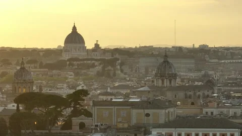 Saint Peter at sunset 4 Stock Footage 241516415