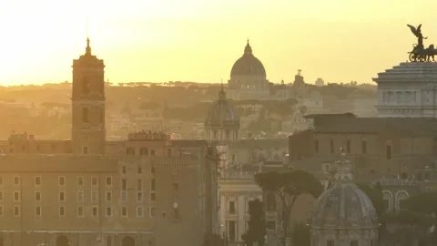 Saint Peter at sunset 5 Stock Footage 241516418