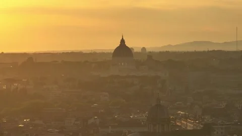 Saint Peter at sunset Stock Footage 241516035