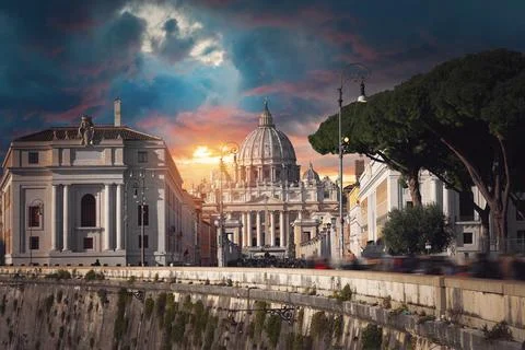 Saint Peter in the Vatican Stock Photos