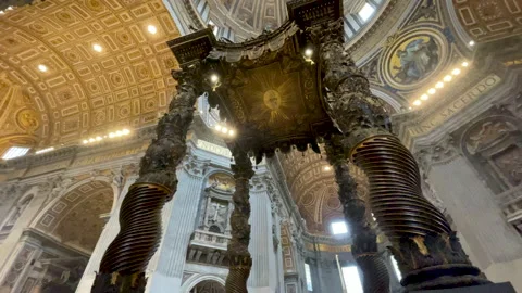 Saint Peter's Basilica Stock Footage 200547124