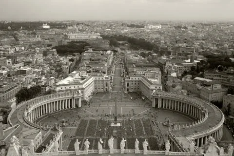 Saint peter's square Stock Photos