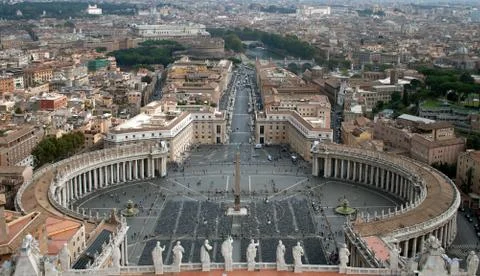 Saint peter's square Stock Photos