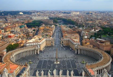 Saint peter's square Stock Photos