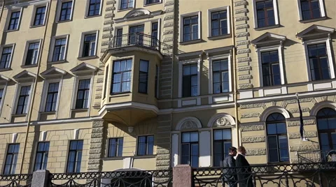 Saint-Petersburg view from boat Stock-Footage 67882053