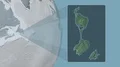 Saint Pierre And Miquelon channeled. Relief 4k or 4k+ Resolution