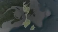 Saint Pierre And Miquelon - hub of the world. Satellite 4k or 4k+ Resolution