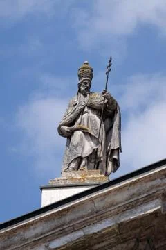 Saint Pope Celestine Stock Photos