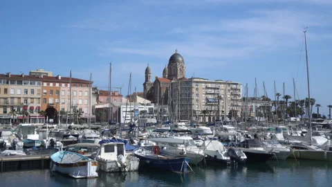 Saint Raphael in var department Video stock 130252565