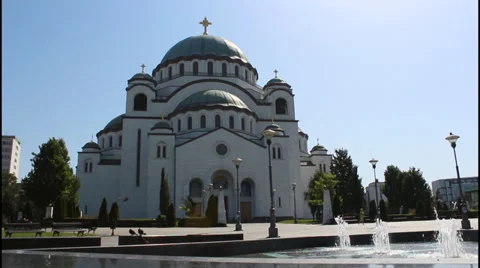 Saint Sava Temple, Belgrade Video stock 32269852