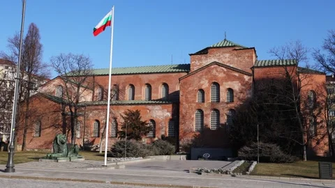 Saint Sofia Church is an old temple of the Bulgarian Capital City dating back to Stock Footage 308748658
