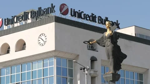 Saint Sofia Monument on Column,Sofia,Bulgaria Stock Footage 152907640