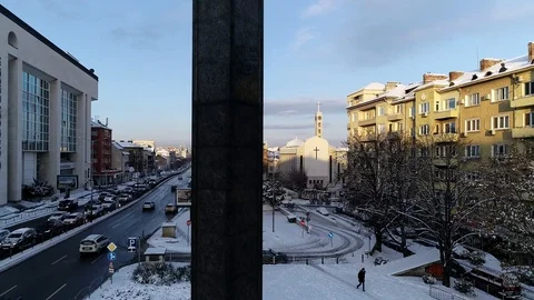Saint Sofia statue, Sofia, Bulgaria, Europe Video stock 112098353