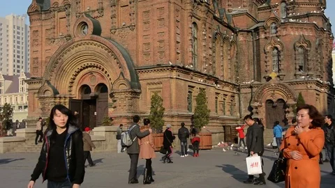 Saint Sophia Cathedral Vídeo Stock 85204443