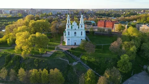 Saint Sophia Cathedral in Polotsk 库存影片 242097196