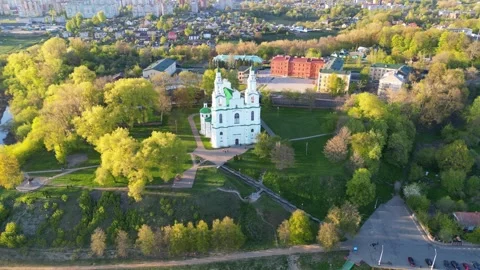 Saint Sophia Cathedral in Polotsk 库存影片 242097370