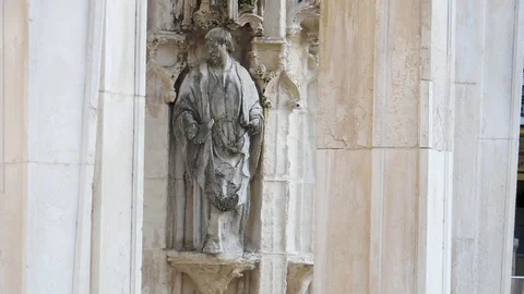 Saint Statue Video stock 99629273